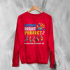 Down Right Sweatshirt World Down Syndrome Day Shirt Down Syndrome Crewneck - Red - WorldWideShirt