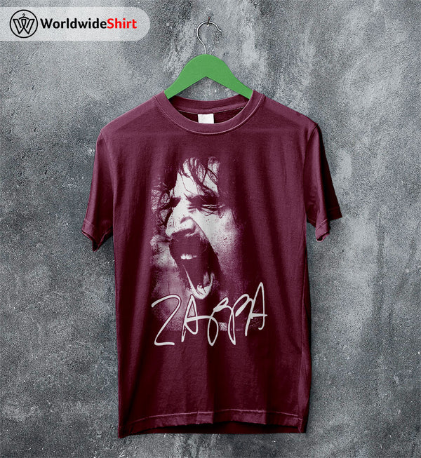 Frank Zappa Vintage 80's Tour T Shirt Frank Zappa Shirt Music Shirt - WorldWideShirt