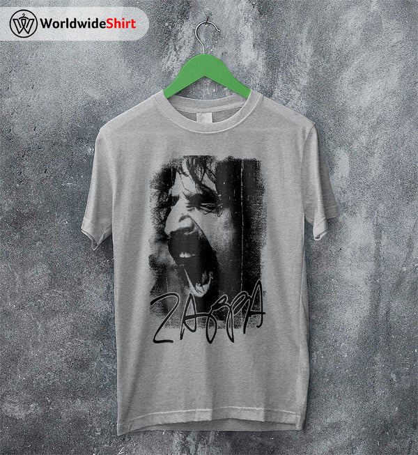 Frank Zappa Vintage 80's Tour T Shirt Frank Zappa Shirt Music Shirt - WorldWideShirt