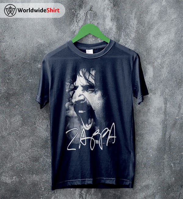 Frank Zappa Vintage 80's Tour T Shirt Frank Zappa Shirt Music Shirt - WorldWideShirt