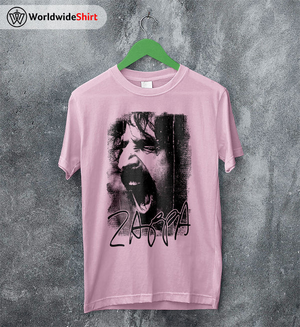 Frank Zappa Vintage 80's Tour T Shirt Frank Zappa Shirt Music Shirt - WorldWideShirt