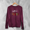 Genesis Album Sweatshirt The Way We Walk Shirt Volume One: The Shorts Crewneck - Red Maroon - WorldWideShirt
