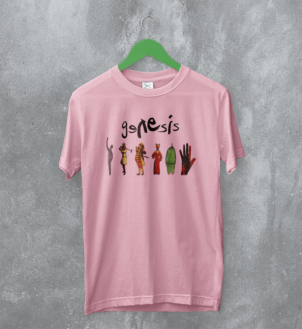 Genesis Album T-Shirt The Way We Walk Shirt Volume One: The Shorts Tee - Light Pink - WorldWideShirt
