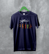 Genesis Album T-Shirt The Way We Walk Shirt Volume One: The Shorts Tee - Navy Blue - WorldWideShirt