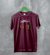 Genesis Album T-Shirt The Way We Walk Shirt Volume One: The Shorts Tee - Red Maroon - WorldWideShirt