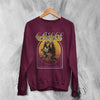 Genesis Dragon Sweatshirt Art Genesis Shirt Rock Music Crewneck - Red Maroon - WorldWideShirt