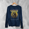 Genesis Dragon Sweatshirt Art Genesis Shirt Rock Music Crewneck - Navy Blue - WorldWideShirt