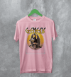 Genesis Dragon T-Shirt Art Genesis Shirt Rock Music Tee - Light Pink - WorldWideShirt
