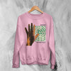 Genesis Invisible Touch Sweatshirt Rock Genesis Shirt 90s Album Music Crewneck - Light Pink - WorldWideShirt