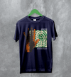 Genesis Invisible Touch T-Shirt Rock Genesis Shirt 90s Album Music Tee - Navy Blue - WorldWideShirt