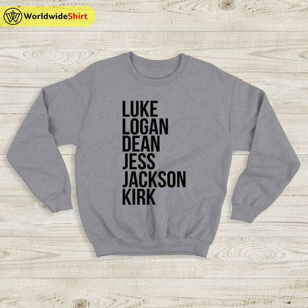Gilmore Girls Men Cast Sweatshirt Gilmore Girls Shirt TV Show shirt - WorldWideShirt