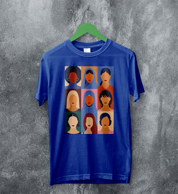Girls Relations T-Shirt Women's Day Shirt Club Feminist Tee Strong Women Gift - Royal Blue - WorldWideShirt