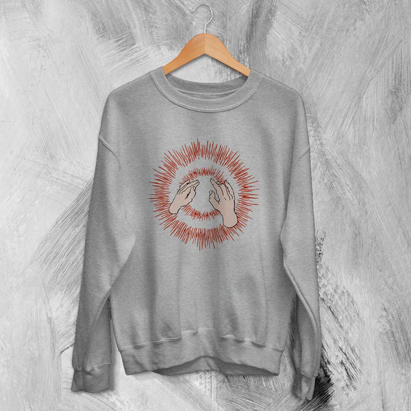 Godspeed You! Black Emperor Sweatshirt Lift Your Skinny Fists like Antennas to Heaven Shirt - Sport Grey - WorldWideShirt