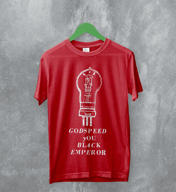 Godspeed You! Black Emperor T-Shirt Hope Drone GY!BE Shirt Post-Rock Music - Red - WorldWideShirt
