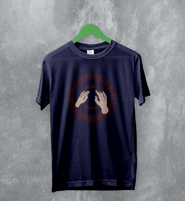 Godspeed You! Black Emperor T-Shirt Lift Your Skinny Fists like Antennas to Heaven Shirt - Navy Blue - WorldWideShirt