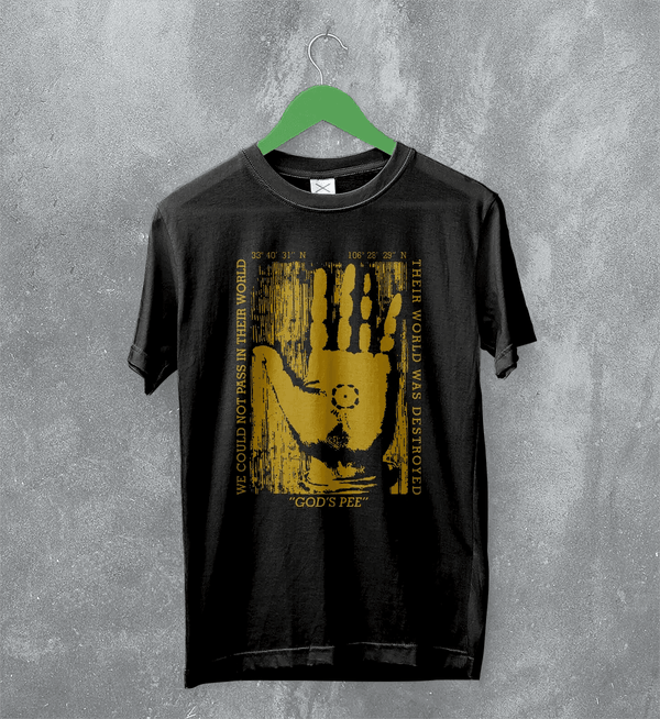 Godspeed You! Black Emperor T-Shirt Post-Rock GY!BE Shirt God's Pee at State's End! - Black - WorldWideShirt
