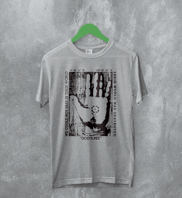 Godspeed You! Black Emperor T-Shirt Post-Rock GY!BE Shirt God's Pee at State's End! - Sport Grey - WorldWideShirt