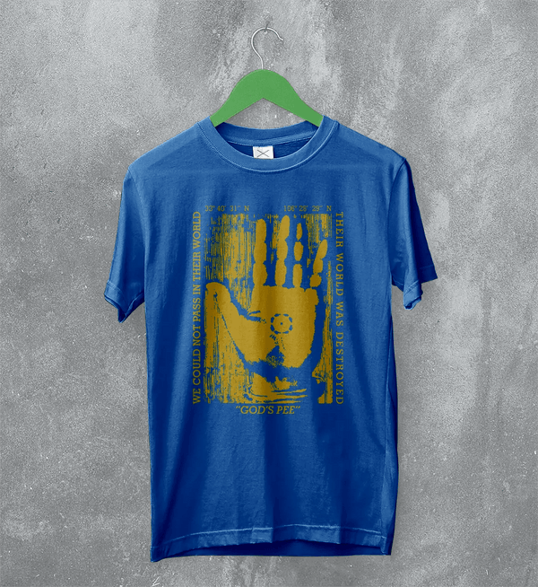Godspeed You! Black Emperor T-Shirt Post-Rock GY!BE Shirt God's Pee at State's End! - Royal Blue - WorldWideShirt