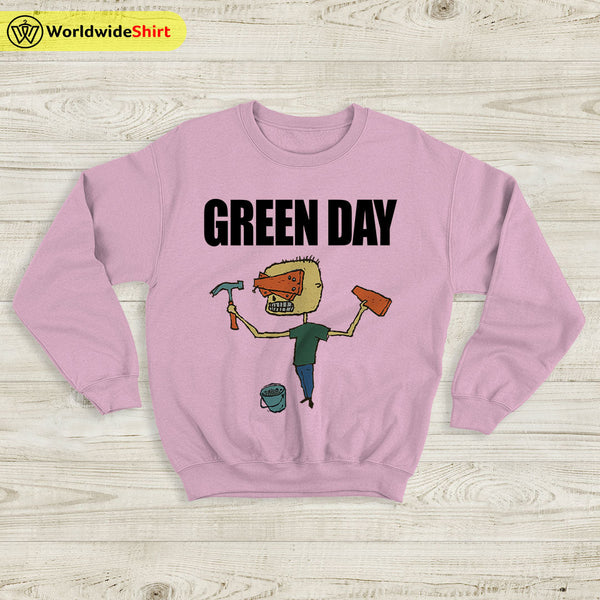 Green Day Tour Vintage 90's Sweatshirt Green Day Shirt Rock Band Shirt - WorldWideShirt