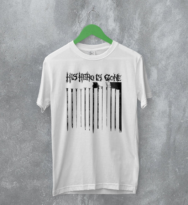 His Hero Is Gone T-Shirt The Plot Sickens Shirt Crust Punk Band - WorldWideShirt