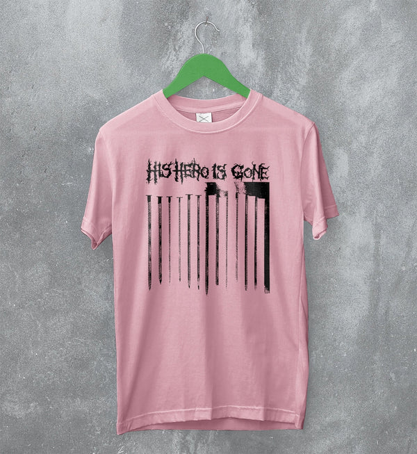 His Hero Is Gone T-Shirt The Plot Sickens Shirt Crust Punk Band - WorldWideShirt