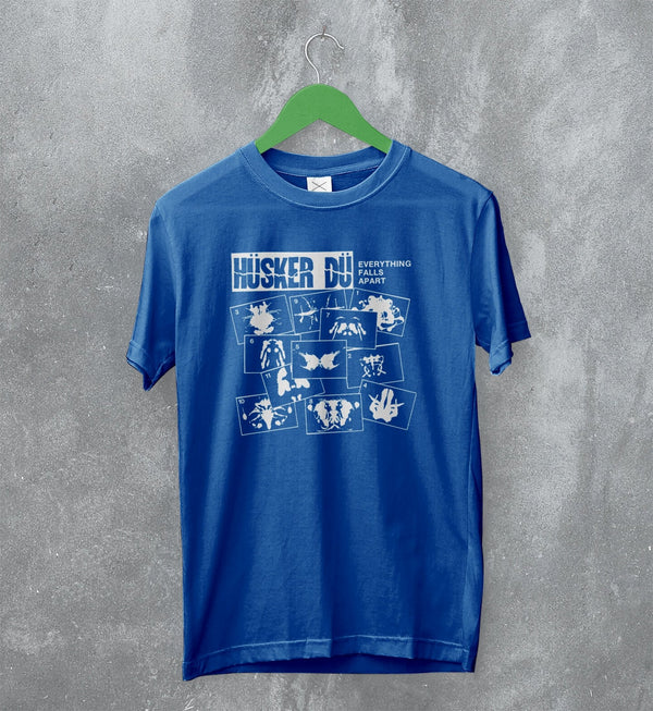 Hüsker Dü T-Shirt Everything Falls Apart Tee Vintage Band Shirt Album Art - WorldWideShirt