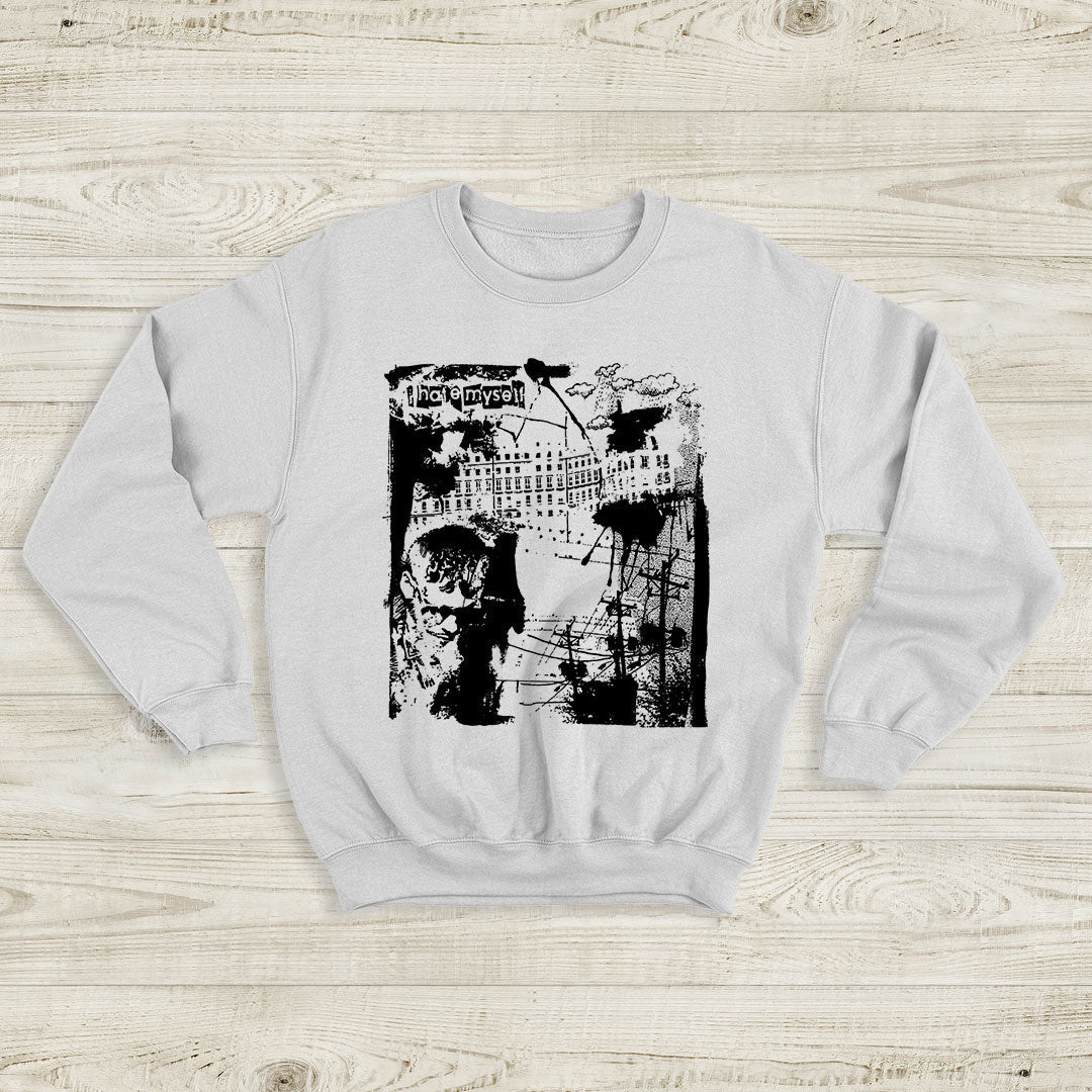 Sweat à Capuche Unisexe 'I Hate Music' - Modèle Merch, Taille XXS-4XL, 100% Polyester, Coupe Décontractée