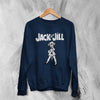 Jack Off Jill Devil Goth Sweatshirt Gothic Lolita Jack Off Jill Shirt Oni Artsy Crewneck - Navy Blue - WorldWideShirt