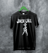 Jack Off Jill Devil Goth T-Shirt Gothic Lolita Jack Off Jill Shirt Oni Artsy Tee - Black - WorldWideShirt