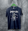 Jack Off Jill Goth Lolita T-Shirt Gothic Bad Girl Jack Off Jill Shirt Babe Artsy Tee - Navy Blue - WorldWideShirt