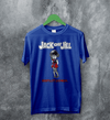 Jack Off Jill Grrrl T-Shirt Daddys Little Cannibal Jack Off Jill Shirt Goth Artsy Tee - Royal Blue - WorldWideShirt