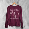 Jack Off Jill Sweatshirt Humid Teenage Mediocrity Jack Off Jill Shirt Album Artsy Crewneck - Red Maroon - WorldWideShirt