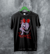 Jack Off Jill T-Shirt Goth Pink Grrrl Jack Off Jill Shirt Artsy Rock Tee - Black - WorldWideShirt