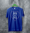 Jack Off Jill T-Shirt Love Goth Jack Off Jill Shirt Gothic Simple Artsy Tee - Royal Blue - WorldWideShirt