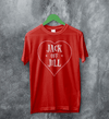 Jack Off Jill T-Shirt Love Goth Jack Off Jill Shirt Gothic Simple Artsy Tee - Red - WorldWideShirt
