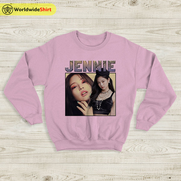 Jennie Raptee Vintage 90's Sweatshirt BLACKPINK Shirt KPOP Shirt - WorldWideShirt
