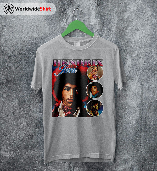Jimi Hendrix Vintage 90's T Shirt Jimi Hendrix Shirt Music Shirt - WorldWideShirt