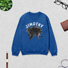 Jimothy Sweatshirt Wild Raccoon Lover Shirt Love Jimothy Animals Seattle Crewneck - Royal Blue - WorldWideShirt