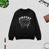 Jimothy Sweatshirt Wild Raccoon Lover Shirt Love Jimothy Animals Seattle Crewneck - Black - WorldWideShirt