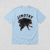 Jimothy T-Shirt Wild Raccoon Lover Shirt Love Jimothy Animals Seattle Tee - Light Blue - WorldWideShirt