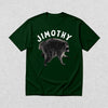 Jimothy T-Shirt Wild Raccoon Lover Shirt Love Jimothy Animals Seattle Tee - Forest Green - WorldWideShirt