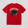 Jimothy T-Shirt Wild Raccoon Lover Shirt Love Jimothy Animals Seattle Tee - Red - WorldWideShirt