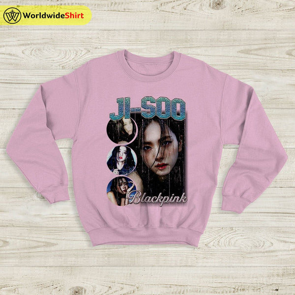 Jisoo Vintage 90's Sweatshirt BLACKPINK Shirt KPOP Shirt - WorldWideShirt