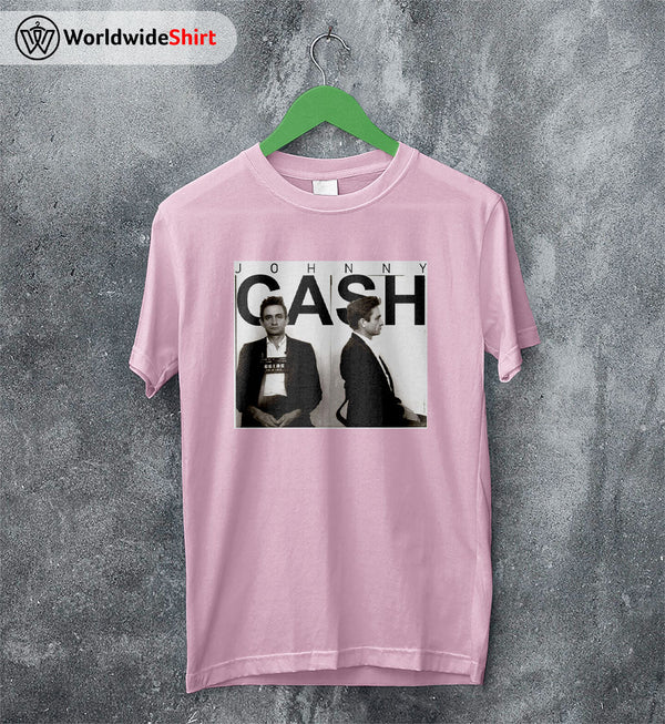 Johnny Cash Shirt Johnny Cash T Shirt Vintage Mugshot Johnny Cash Shirt - WorldWideShirt