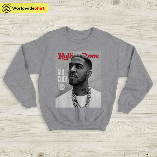 Kid Cudi Rolling Stone Sweatshirt Kid Cudi Shirt Rapper Shirt - WorldWideShirt