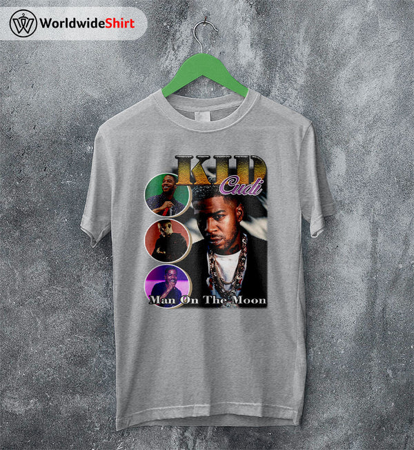 Kid Cudi Vintage 90's T Shirt Kid Cudi Shirt Rapper Shirt - WorldWideShirt