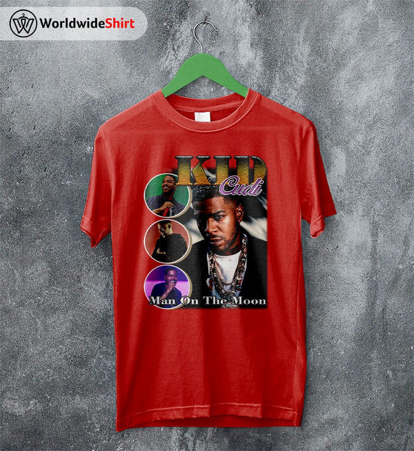 Kid Cudi Vintage 90's T Shirt Kid Cudi Shirt Rapper Shirt - WorldWideShirt