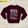 Kiss Band Vintage Tour 90's Sweatshirt Kiss Band Shirt Music Shirt - WorldWideShirt