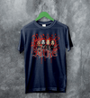 Kittie Band Blood Artsy T-Shirt Metalcore Girl Kittie Shirt Heavy Metal Members Tee - Navy Blue - WorldWideShirt