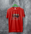 Kittie Band Blood Artsy T-Shirt Metalcore Girl Kittie Shirt Heavy Metal Members Tee - Red - WorldWideShirt
